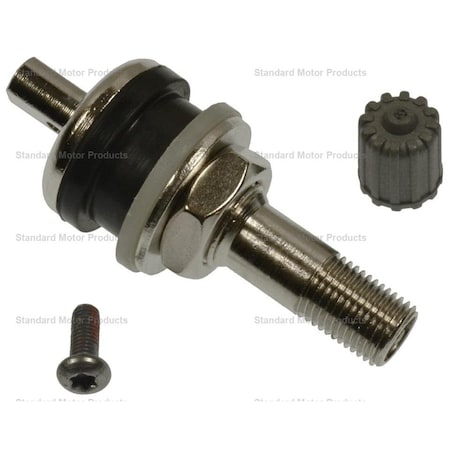 Standard Ignition TPMS SYSTEM OE Replacement Silver Metal With Cap Retaining Nut Stem Valve Core Washer Set of TPM2104VK